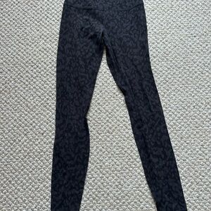 lululemon athletica Black Patterned Align Leggings - 32”